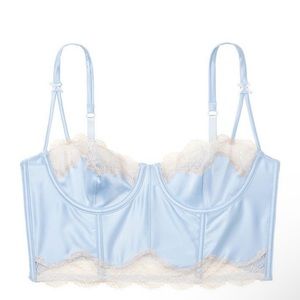Victoria's Secret Satin Bustier Crop Top